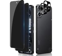 Lutree para Nothing CMF Phone 2 Pro Anti-Espía Cristal Templado, 2+2 Piezas Protector de Pantalla de Privacidad + Protector de Lente de Cámara (Negro), 9H Antiespias Anti-Arañazos Película Protectora