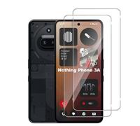 Lutree para Nothing Phone 3A / Nothing Phone 3A Pro Cristal Templado, 2 Piezas Dureza 9H HD Protector de Pantalla, Anti-Arañazos Sin Burbujas Vidrio Templado Película Protectora
