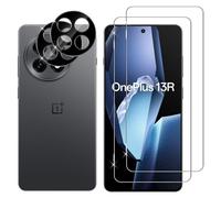 Lutree para OnePlus 13R Protector de Pantalla + Protector de Lente de Cámara, [2+2 Piezas], Anti-Arañazos Sin Burbujas Cristal Templado Protección, HD Transparente Película Protectora