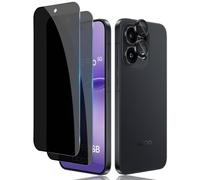 Lutree para OPPO Reno 16 Pro 5G Anti-Espía Cristal Templado, 2+1 Piezas Protector de Pantalla de Privacidad + Protector de Lente de Cámara, Antiespias Dureza 9H Película Protectora