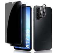 Lutree para Samsung Galaxy A17 5G/4G Anti-Espía Cristal Templado, 2+2 Piezas Protector de Pantalla de Privacidad + Protector de Lente de Cámara (Negro), 9H Antiespias Anti-Arañazos Película Protectora