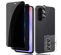 Lutree para Samsung Galaxy A37 5G Anti-Espía Cristal Templado, 2+1 Piezas Protector de Pantalla de Privacidad + Protector de Lente de Cámara, Antiespias Dureza 9H Película Protectora