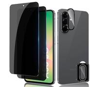Lutree para Samsung Galaxy A56 5G Anti-Espía Cristal Templado, 2+1 Piezas Protector de Pantalla de Privacidad + Protector de Lente de Cámara, Antiespias Dureza 9H Película Protectora