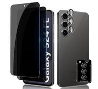 Lutree para Samsung Galaxy S24 FE 5G Anti-Espía Cristal Templado, 2+1 Piezas Protector de Pantalla de Privacidad + Protector de Lente de Cámara, 9H Anti-Arañazos Antiespias Película Protectora