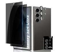 Lutree para Samsung Galaxy S24 Ultra 5G Anti-Espía Cristal Templado, 2+1 Piezas Protector de Pantalla de Privacidad + Protector de Lente de Cámara, 9H Anti-Arañazos Antiespias Película Protectora