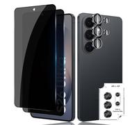Lutree para Samsung Galaxy S26 Ultra 5G Anti-Espía Cristal Templado, 2+1 Piezas Protector de Pantalla de Privacidad + Protector de Lente de Cámara, Antiespias Dureza 9H Película Protectora