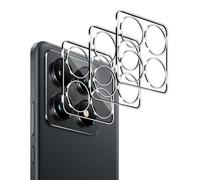 Lutree para Xiaomi 14T Pro/Mi 14T Pro Protector Cámara Cristal Templado, 3 Piezas Dureza 9H HD Protector de Lente de Cámara, Anti Rasguños Película Protectora -Transparent