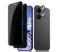 Lutree para Xiaomi Poco X8 Pro 5G Anti-Espía Cristal Templado, 2+1 Piezas Protector de Pantalla de Privacidad + Protector de Lente de Cámara, Antiespias Dureza 9H Película Protectora
