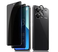 Lutree para Xiaomi Redmi Note 13 4G Anti-Espía Cristal Templado, 2+1 Piezas Protector de Pantalla de Privacidad + Protector de Lente de Cámara, 9H Anti-Arañazos Antiespias Película Protectora