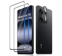 Lutree para Xiaomi Redmi Note 14S Protector de Pantalla + Protector de Lente de Cámara, [2+1 Piezas], Anti-Arañazos Sin Burbujas Cristal Templado, HD Transparente Película Protectora