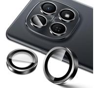 Lutree para Xiaomi Redmi Note 15 5G/ Poco M8 5G Protector de Lente de Cámara, Dureza 9H Lentes Individuales Película Protectora, Aro Metálico + Cristal Templado, Anti Rasguños HD -Negro