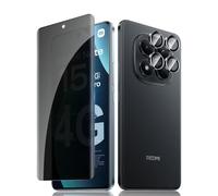 Lutree para Xiaomi Redmi Note 15 Pro 4G Anti- Espía Cristal Templado, 1+1 Piezas 3D Protector de Pantalla de Privacidad + Protector de Lente de Cámara, Antiespias Película Protectora