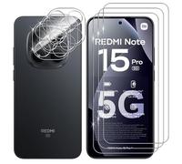 Lutree para Xiaomi Redmi Note 17 Pro 5G Cristal Templado, 3+3 Piezas