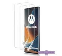 Lutree Protector de Pantalla para Motorola Moto Edge 50 Fusion/Edge 50 Pro/Edge 50 Ultra, 2 Piezas Película de Hidrogel Flexible, Anti-Arañazos Sin Burbujas Pantalla Protector, HD Película Protectora