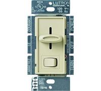 Lutron Skylark - Regulador de intensidad preestablecido, incandescente de 1000 vatios, unipolar, S-10PH-IV, color marfil