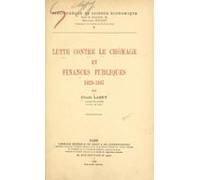 Lutte Contre Le Chômage Et Finances Publiques (ebook)