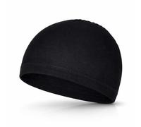 LUTTMANN® Sombrero de bambú - Protección para la cabeza - Color: negro - Portátil bajo pelucas de cabello humano, pelucas sintéticas, pañuelos, gorras, turbantes o cascos de equitación
