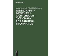 Lutz J Heinrich Wirtschaftsinformatik-Wörterbuch - (Tapa dura) (Importación USA)