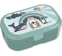 Lutz Mauder Fiambrera con diseño de pingüino, para niños, perfecta para fans de los pingüinos, color azul