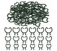LUUFAN 100 clips para plantas, clips de jardín, 3 tamaños, reutilizables, clips de fijación de vid para jardín, verduras, frutas, flores, soporte de tallo (100 unidades, 3 tamaños)
