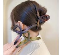 LUUFAN Paquete de 3 pinzas para el pelo para mujeres y niñas, pasadores multicolor mate, antideslizantes, grandes, accesorios para el cabello grueso y fino