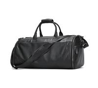 Luufan Ropa de cuero integral de gran capacidad, bolsa de viaje, traje de negocios, bolsa con compartimento para zapatos, gimnasio nocturno, bolsas de viaje deportivas para hombres, mujeres y mujeres