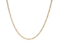 LUUK LIFESTYLE Collar cadena estilo malla diseño simple, colgante tendencia joyería cadena ella él, fino, idea regalo moderno hombre y elegante para mujer y hombre, dorado