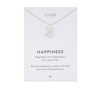 LUUK LIFESTYLE Collar delicado con colgante de acero inoxidable resistente al agua, regalo para mujeres, diseño de joyería moderna, koala, plata
