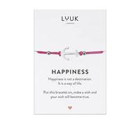 LUUK LIFESTYLE Pulsera de cordón de seda mandala plateada de acero inoxidable, amuleto de la buena suerte, regalo para mujeres, tamaño ajustable, pulsera de cordón mujer, plateada