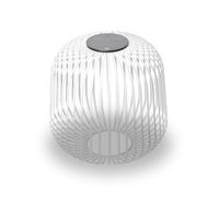 LUUK Studio Linterna Grandes Solar LED Exterior, Farolillo Portátil Inalámbrica, Lámpara de mesa USB-C, IP65 Resistente al Agua, Luz Cálida Regulable para Exteriores, Balcón, Jardín, Patio, Blanco