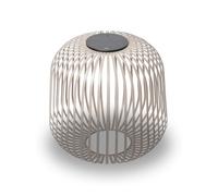 LUUK Studio Linterna Grandes Solar LED Exterior, Farolillo Portátil Inalámbrica, Lámpara de mesa USB-C, IP65 Resistente al Agua, Luz Cálida Regulable para Exteriores, Jardín, Terraza, Patio, Marrón