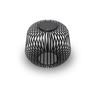 LUUK Studio Linterna Solar LED Exterior, Farolillo Portátil Inalámbrica, Lámpara de mesa USB-C, IP65 Resistente al Agua, Luz Cálida Regulable para Exteriores, Balcón, Jardín, Terraza, Patio, Negro
