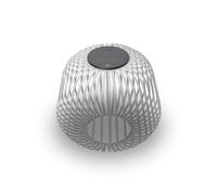 LUUK Studio Linterna Solar LED Exterior, Farolillo Portátil Inalámbrica, Lámpara de mesa USB-C, IP65 Resistente al Agua, Luz Cálida Regulable para Exteriores, Balcón, Jardín, Terraza, Patio, Gris
