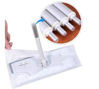 LuukUP Colector de Polvo electrostático fregona Plana de Rosca-Herramienta de Limpieza de toallitas de Papel Desechables para el Suelo-Herramientas de Limpieza de Piso para Todos los usos