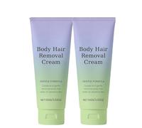 Luuma Depiladora Facial, Crema Depilatoria Corporal Suave, Removedores de Vello Sin Dolor, para Todo Tipo de Piel, Cuidado de la Piel Corporal Unisex, Suavidad Duradera (2pcs)