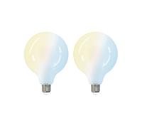 LUUMR Bombilla LED inteligente 2pcs E27 G125 7W CCT mate Tuya EC:EPREL:1870808