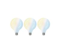 LUUMR Bombilla LED inteligente 3pcs E27 G125 7W CCT mate Tuya EC:EPREL:1870808