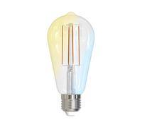 LUUMR LED Filament E27 St64 en Transparente hecho de Vidrio (E27)