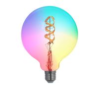 LUUMR Smart LED, E27, G125, 4 W, RGB, Tuya, Wi-Fi, transparente, CCT EC:EPREL:1870818