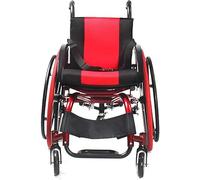 LuusMm Silla De Ruedas De Ocio Deportivo, Silla De Ruedas Para Adultos Autopropulsada Ligera, Silla De Viaje De Transporte Plegable Portátil, Silla De Ruedas Manual De Niños Por Terreno
