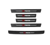 LUUXWPFZ 5pcs Coche Umbral Puerta, para Mazda 3 6 2 Cx5 Cx3 Cx30 Antidesgaste Antiarañazos Accesorios Decorativos Antideslizantes para automóviles
