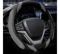 LUUXWPFZ Funda Volante Coche, para Nissan Micra 2003-2023 2024 2025 Antideslizante Duradera Protector Volante Coche, Agradable a Tacto, Accesorios Coches Interior,D-O-38CM
