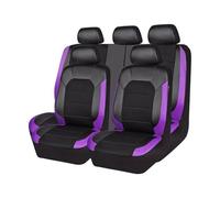 LUUXWPFZ Fundas Asientos Coche, para Renault Clio V Life/Zen/Intens/R.S. Line 2019-2026 Cubiertas de Asiento Delanteros Traseros, Cómodo Transpirable Cubreasientos Accesorios Interior,D