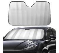 LUUXWPFZ Protector de Parabrisas de Coche, para Mazda 2 2026 2025 2024 2023 2022, Parasol Delantero Reflector de Calor Rayos UV Plegables Visera Pantalla,M(130 * 60cm)