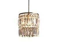 LUUYYI Lámparas De Araña,Lámpara De Araña Moderna Led,Cristal - Lámpara Colgante Empotrada para Decoración De Techo,Compatible con Pasillo,Restaurante,Sala De Es(Cristal-20 * 121Cm)