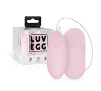 LUV EGG Huevo Vibrador - Rosa - con Control Remoto para un Juego Emocionante - Adecuado para Parejas y Principiantes: 10 Modos, Impermeable, Recargable