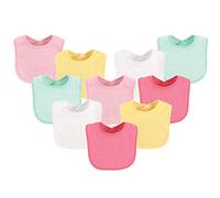 Luvable Friends 10-Piece Baby Bibs, (Colors May Vary)