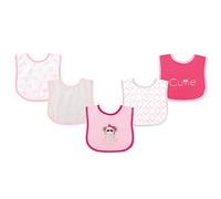 Luvable Friends 5 Piece Drooler Bib with Waterproof Backing, Elephant by Luvable Friends