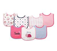 Luvable Friends 7 Piece Drooler Bibs with Waterproof Backing, Ladybug by Luvable Friends