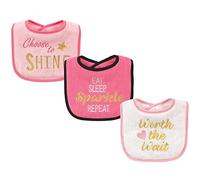 Luvable Friends Babero de algodón con relleno de fibra brillante, talla única